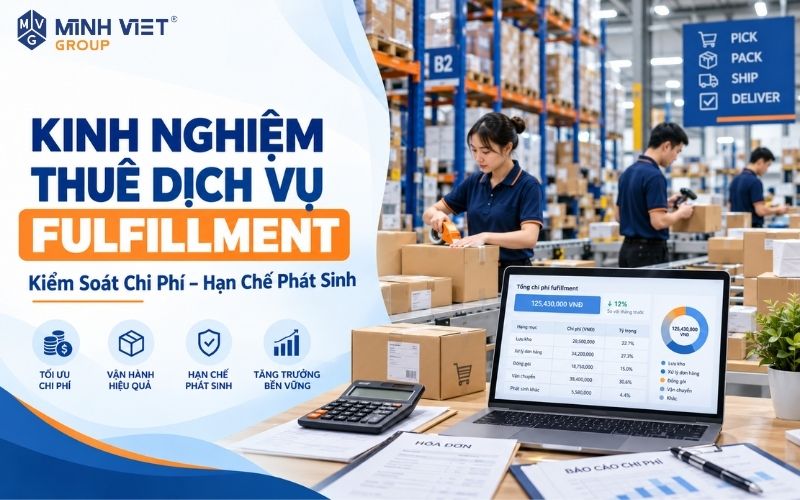 Kinh nghiệm thuê dịch vụ fulfillment để kiểm soát chi phí